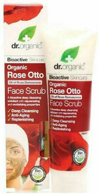 Dr.Organic Rose Otto Face Scrub 125ml