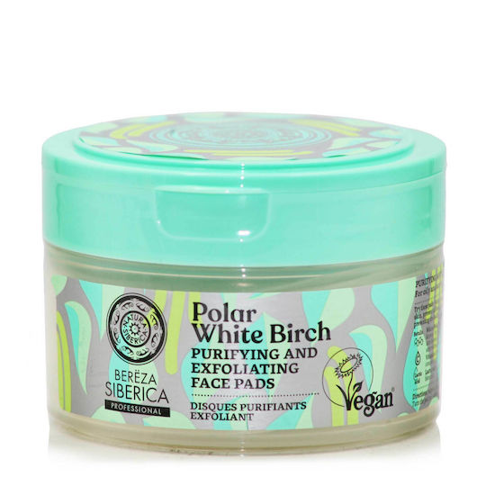 Natura Siberica Bereza White Brich Peeling Pads Προσώπου 20τμχ