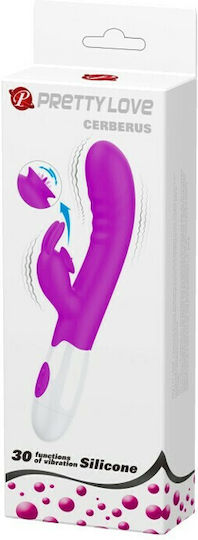 Pretty Love Cerberus Δονητής Rabbit 20.6cm Purple