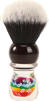 Yaqi Shaving Lucky Dice Tuxedo Perie de bărbierit cu perie sintetică 26mm