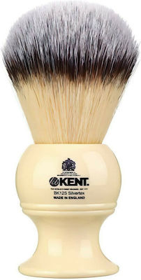 Kent Shaving Brush with Synthetic Hair Bristles 28mm White