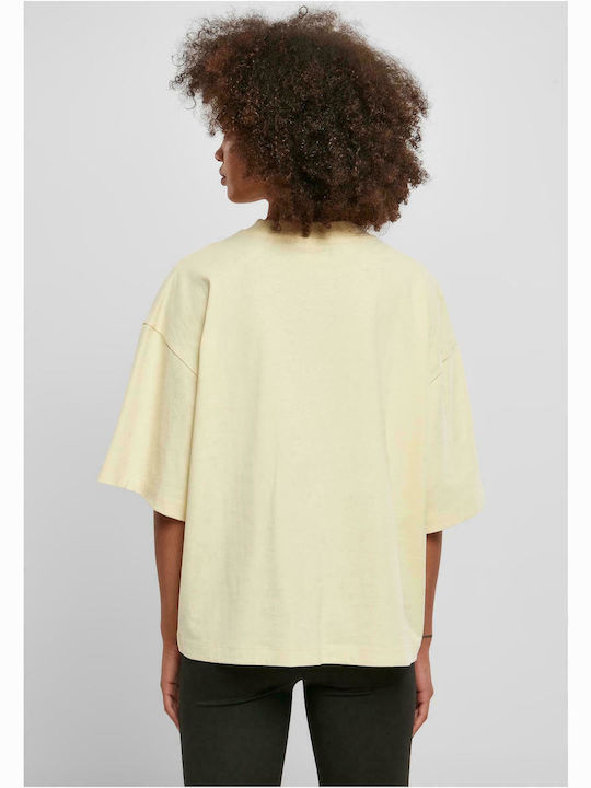 Urban Classics Women's Oversized T-shirt Soft Yellow