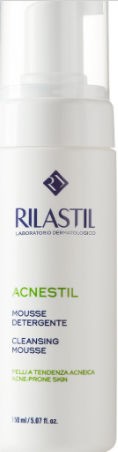 Rilastil Acnestil Schaumstoff Reinigung Gesicht für Akne-anfällige Haut 150ml