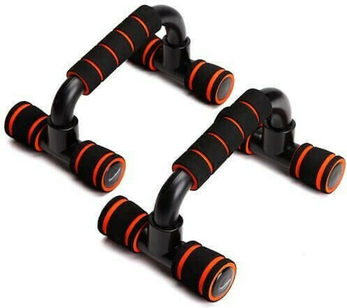 E-Fit Λαβές Push Ups Σετ 2τμχ Black/Orange