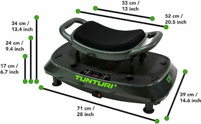 Tunturi Cardio Fit V20 Πλατφόρμα Δόνησης Παθητικής Γυμναστικής για Όλο το Σώμα