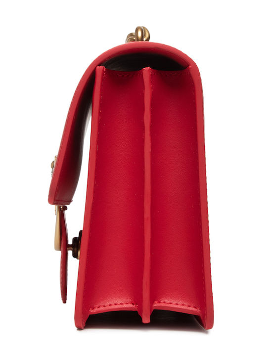 Love Classic Icon Simply 5 Leather Women's Crossbody Bag Red