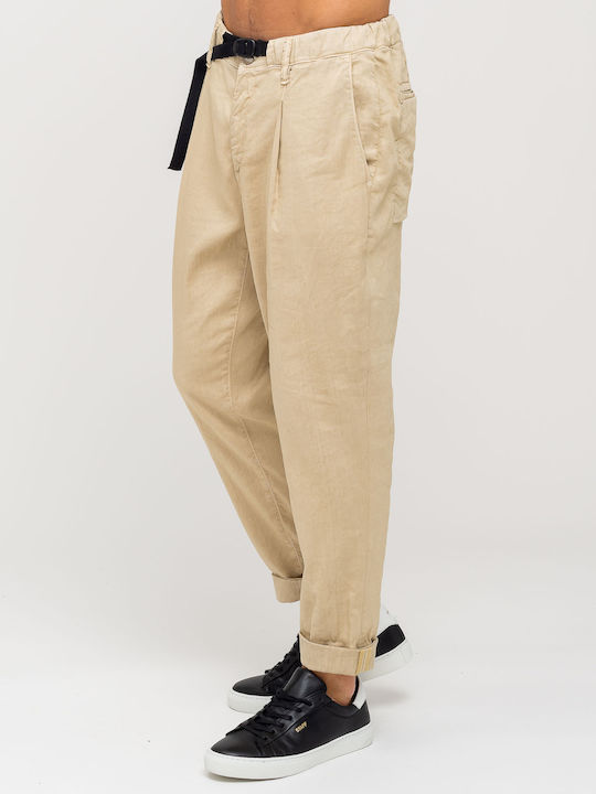 Culton Παντελόνι Chino σε Tapered Γραμμή Μπεζ