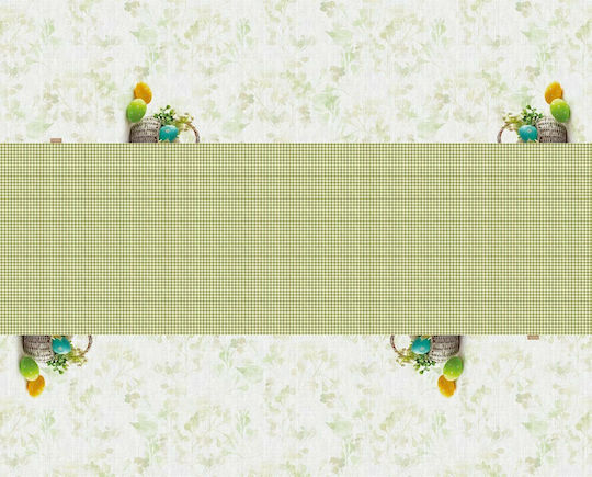 Saint Clair Easter Tablecloth Polyester Green 180x145cm
