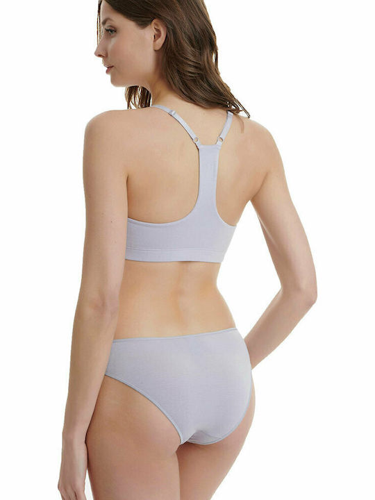 Brief Bamboo Women's Slip 2Pack Blue Raf/Lilac