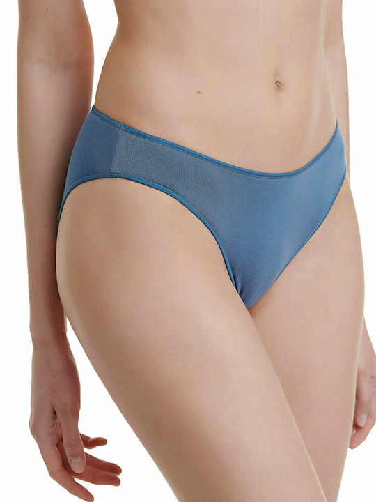 Brief Bamboo Women's Slip 2Pack Blue Raf/Lilac