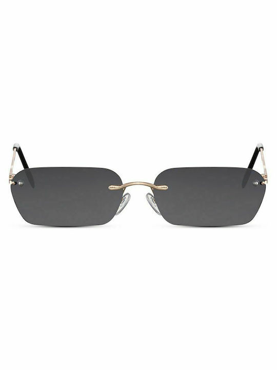 Solo-Solis Sonnenbrillen mit Gold Rahmen und Schwarz Linse NDL2906