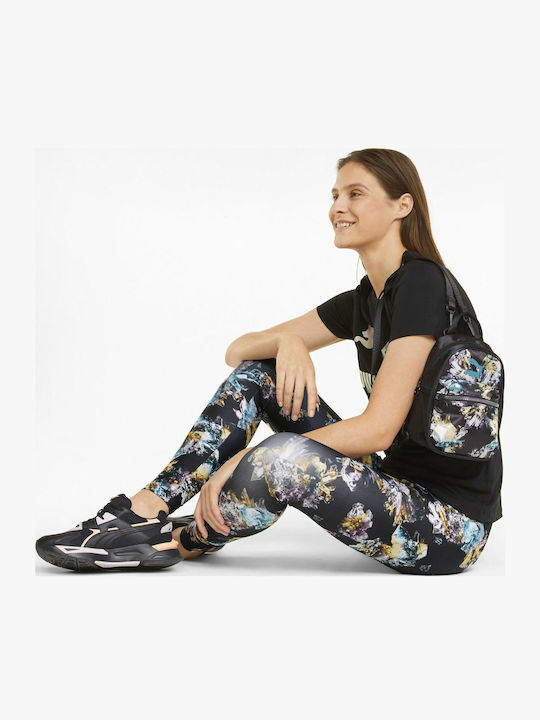 Crystal Galaxy Women's Long Training Legging High Waisted Black