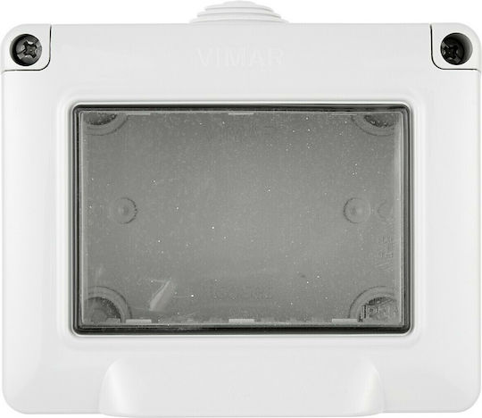 Vimar Plana Surface Mounted Electrical Box IP55 in Gray Color