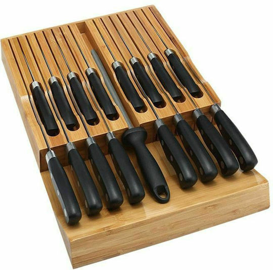Bamboo Разделители за чекмеджета Дърво в Кафяв Цвят 29.2x43.8x4.5см Bamboo Разделители за чекмеджета Дърво в Кафяв Цвят 29.2x43.8x4.5см