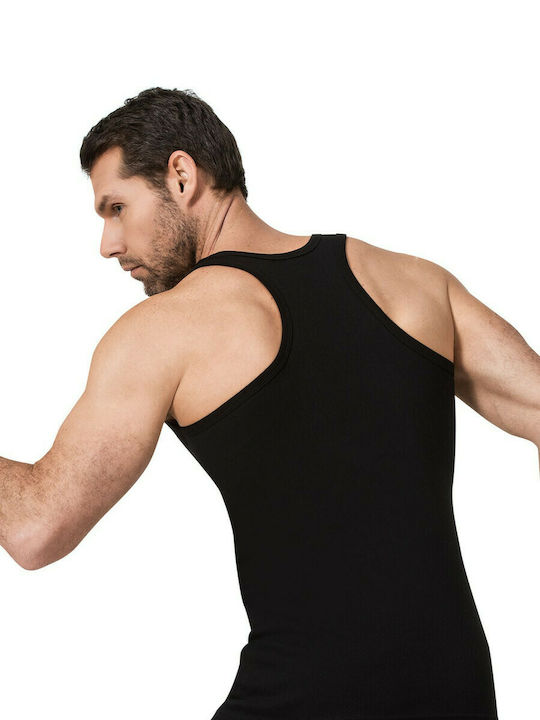 Namaldi Men's Sleeveless Undershirt Black