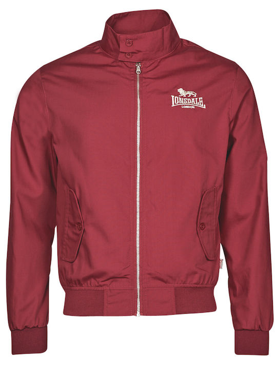 Harrington Jacke Bomber Burgundisch