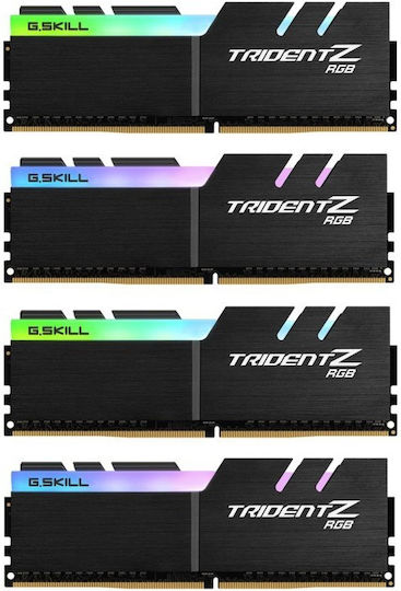 G.Skill Trident Z RGB 128GB DDR4 RAM with 4 Modules (4x32GB) and 4000 Speed for Desktop