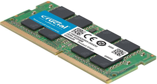 Crucial DDR4 με Module 1x8GB και Ταχύτητα 2666 για Laptop