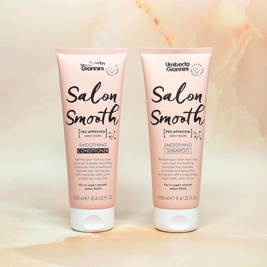 Umberto Giannini Salon Smooth Shampoos Reconstruction/Nourishment & Hydration for All Hair Types 250ml