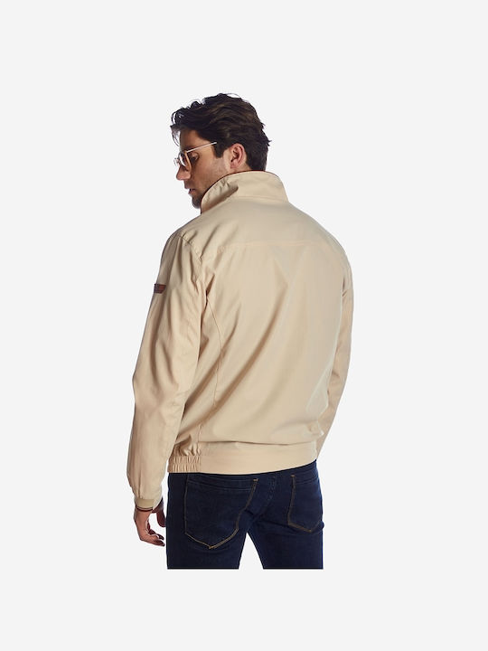 Sogo Herren Jacke Bomber Sand