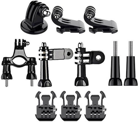 Комплект Аксесоари Techsuit CAL01 Bundle 50 in 1 за Екшън Камери GoPro Fusion / Hero 10 / Hero 11 / Hero 11 Mini / Hero 12 / Hero 2018 / Hero 3 / Hero 3+ / Hero 4 / Hero 4 Session / Hero 5 / Hero 5 Session / Hero 6 / Hero 7 / Hero 8 / Hero 9 / Max