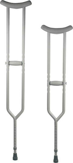Mobiak Mobiak Axillary Crutches Gray 2 Pieces