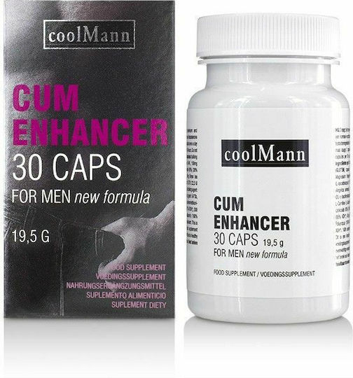 Cobeco Pharma CoolMann Cum Enhancer Dietary Supplement for Testosterone Boost 30 Capsules