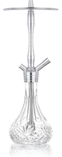 Aladin Ναργιλές Mvp470 Cube Μονός Inox 47cm