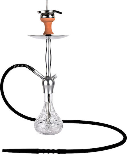 Aladin Ναργιλές Alux Admiral Sens unic Argint 50cm