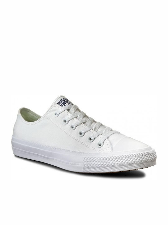 Converse All Star Chuck Taylor II Ox Unisex Sneakers Λευκά