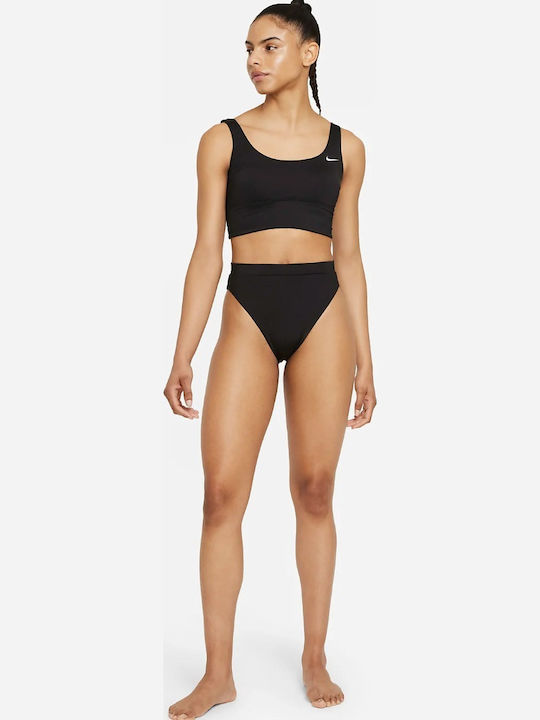 Bikini Slip Ψηλόμεσο Μαύρο