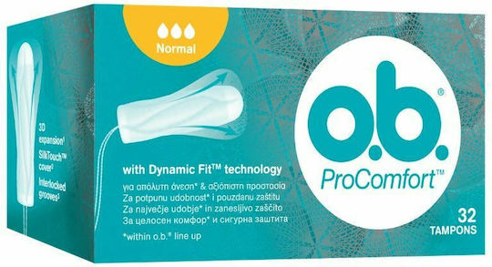 O.B. Тампон Pro Comfort Normal за Нормален поток 32бр
