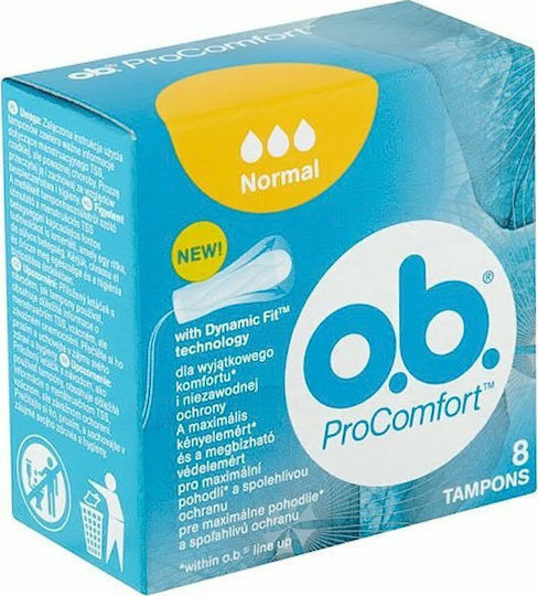 O.B. Тампон ProComfort Normal за Нормален поток 8бр