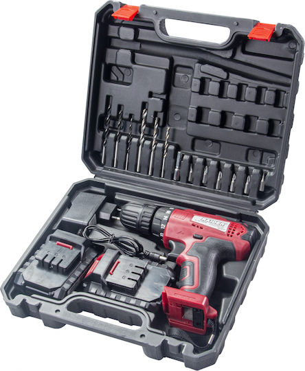 Raider 030163 Mașină de găurit cu acumulator 12V 2x1.5Ah