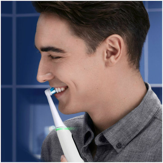 Oral-B iO Series 6 Electric Toothbrush with Pressure Sensor and Travel Case White