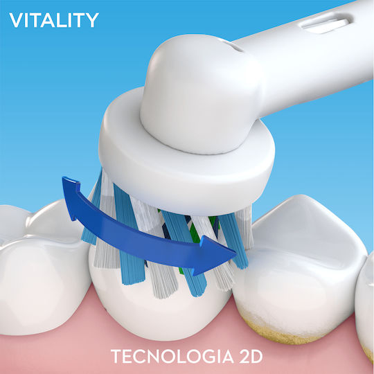 Oral-B Vitality 100 Cross Action Electric Toothbrush with Timer White