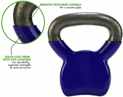 Tunturi Kettlebell Aus Vinyl 4kg Lila