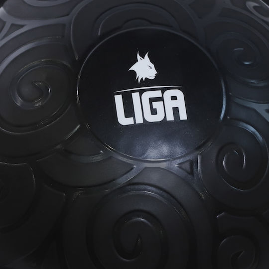Liga Sport Balon De Echilibru Negru Înălțime 22cm Cu Diametru 58cm