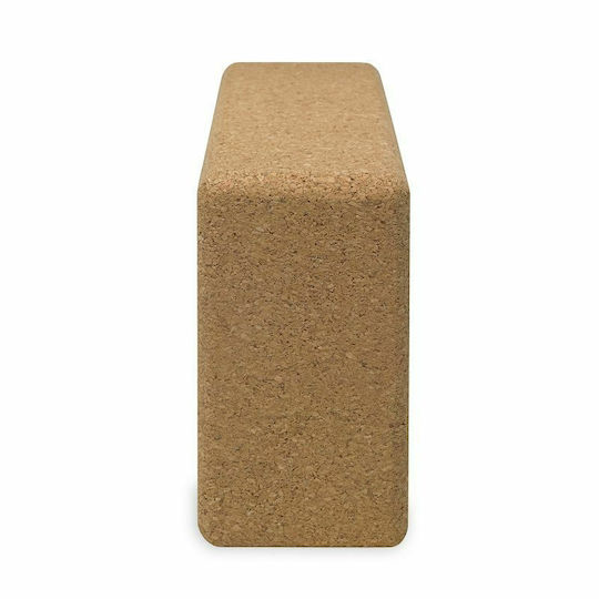Gaiam Cork Yogablock in Braun Farbe