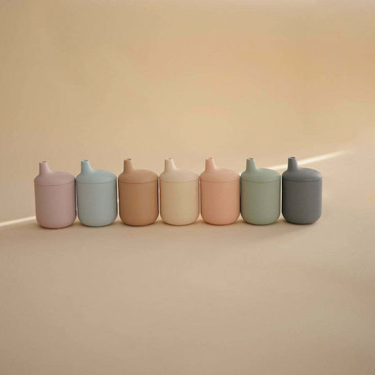 Mushie Бебешка чаша Sippy Cup от силикон Розов за 6m+m+
