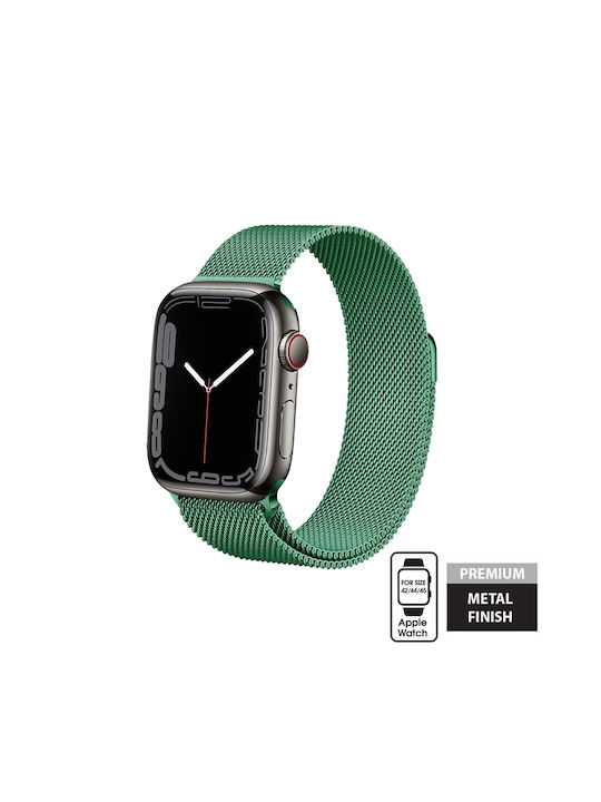 Crong Milano Λουράκι Μεταλλικό Πράσινο (Apple Watch 42/44/45mm)