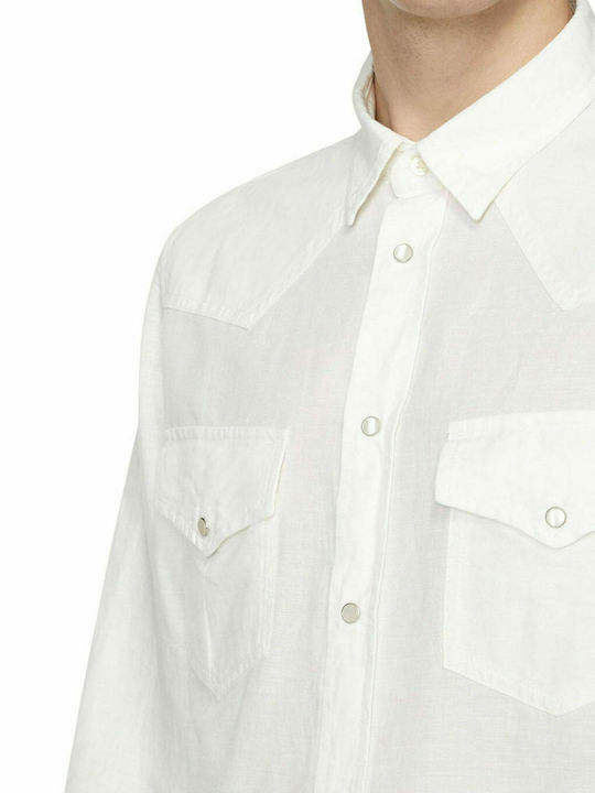 S-east Long-sleeved Cotton Shirt White