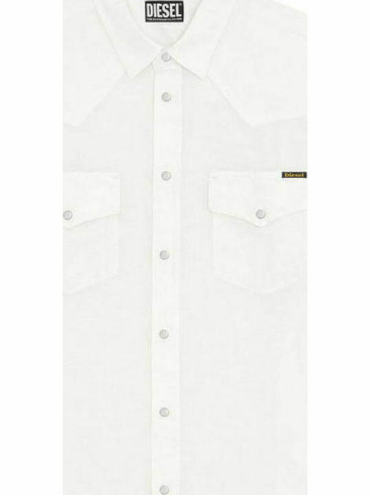 S-east Long-sleeved Cotton Shirt White