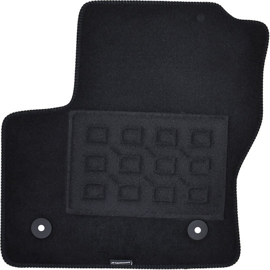 Cik Set of Front and Rear Mats 4pcs for Ford C-Max 2015-2020 Black