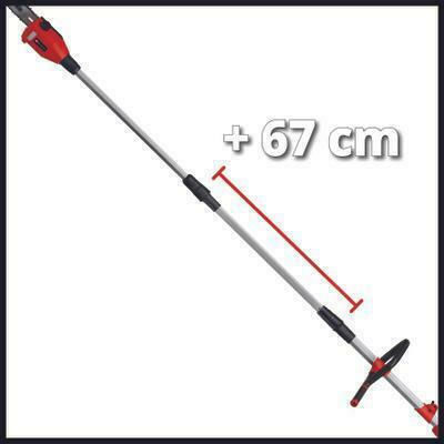 Einhell GE-LM 36/4in1 Li-Solo Garden Multi Tool Battery Solo 4 in 1 Pole Saw Lawnmower Hedge Trimmer Attachment Extension
