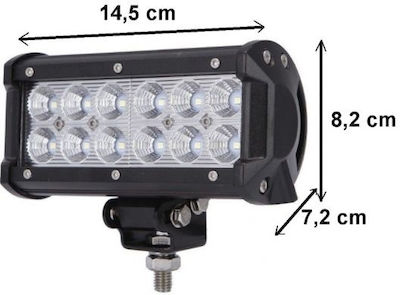 LED Lightbar Universal 10-30V 38W 14.5cm with White Lighting 1pcs