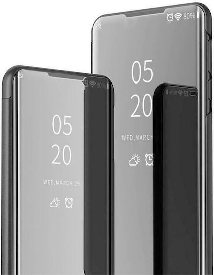Clear View Book Πλαστικό Μαύρο (Redmi 9A / 9AT)