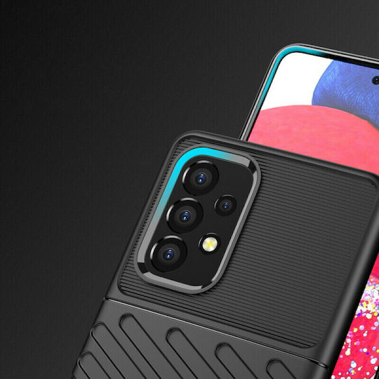 Hurtel Thunder Back Cover Σιλικόνης Μαύρο (Galaxy A53)