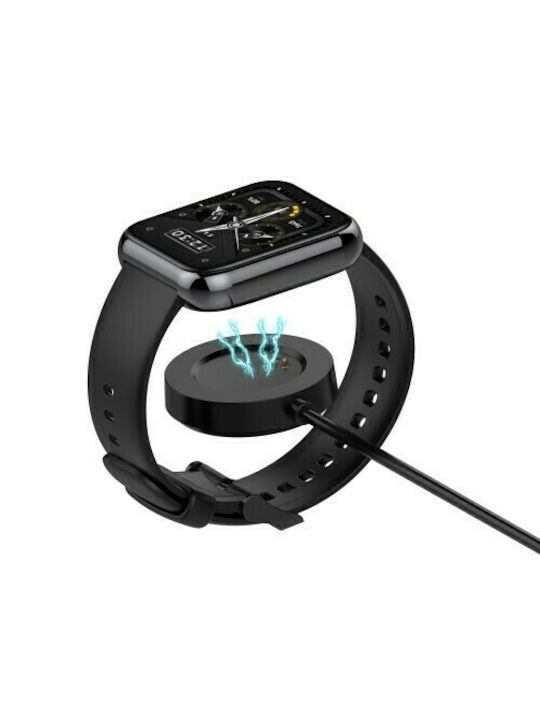 Tactical USB Charging Cable Μαύρο (Realme Watch 2 / Watch 2 Pro)