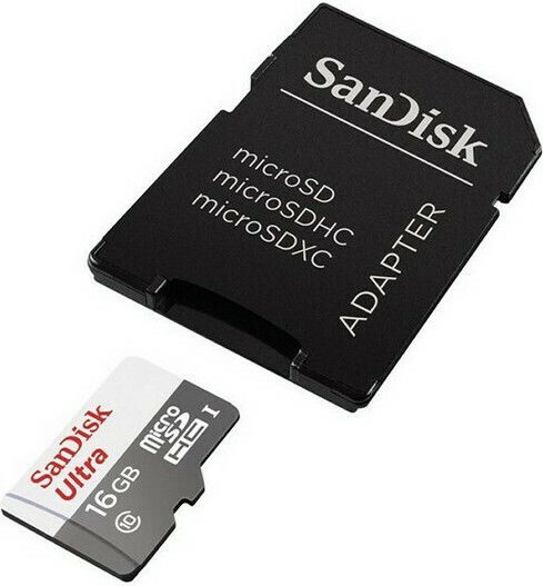 Sandisk Ultra microSDXC 128GB U1 A1 UHS-I 100MB/s with Adapter